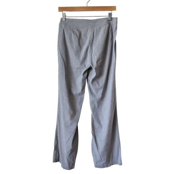 Eileen Fisher Linen blend Gray trousers size 2 - Picture 2 of 5